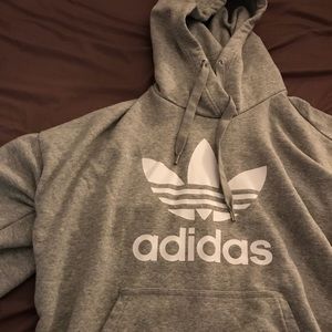Gray Adidas Hoodie